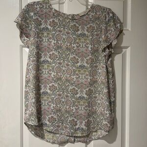 Women's Loft floral blouse